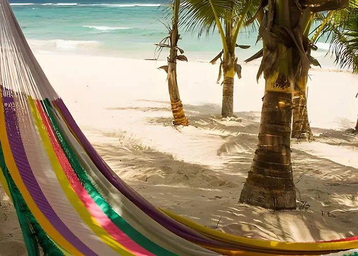 Unahkin Akumal, Tulum Beachfront Relaxing Casa de férias
