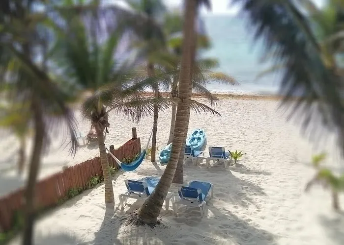 Unahkin Akumal, Tulum Beachfront Relaxing Casa de férias