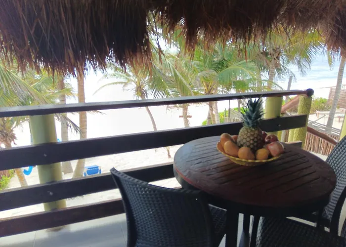 Unahkin Akumal, Tulum Beachfront Relaxing Casa de férias